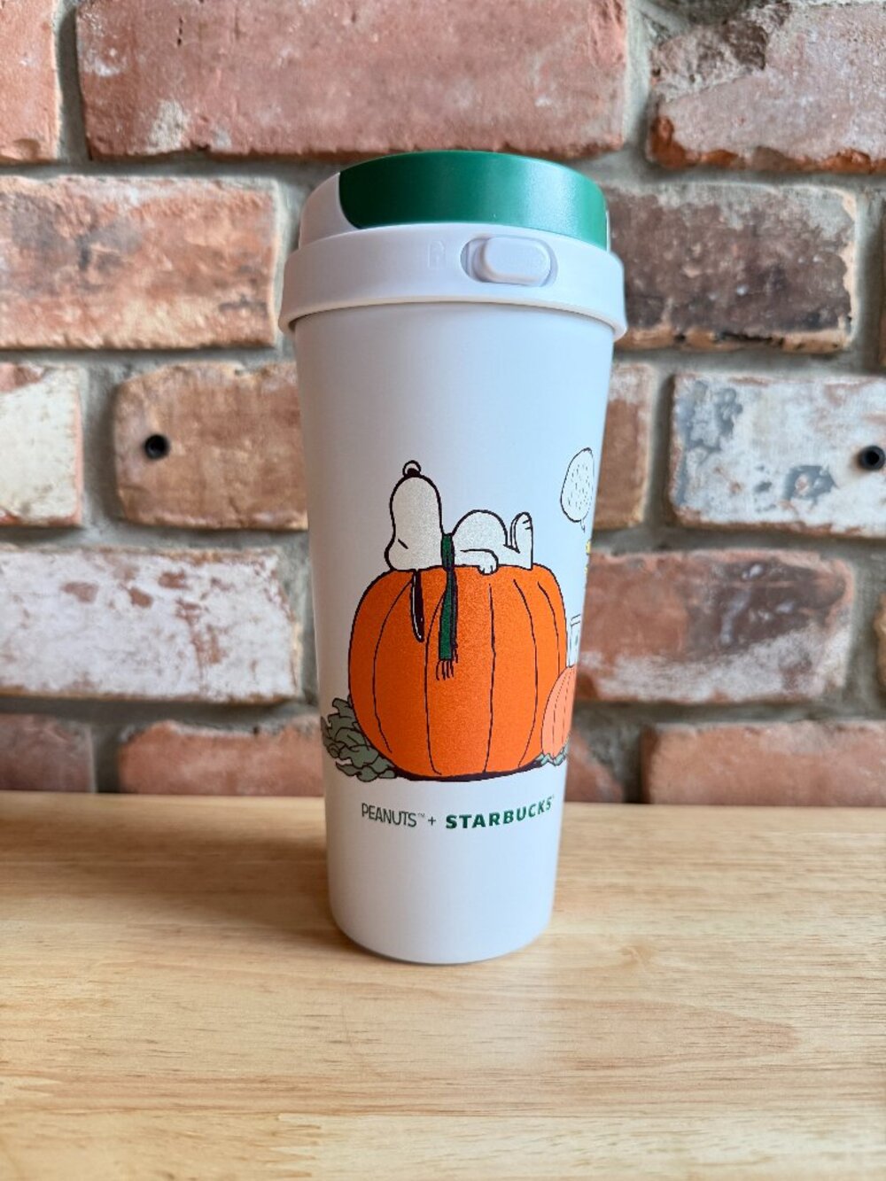 Starbucks Peanuts Snoopy Great Pumpkin 16oz Stainless Steel Tumbler 2026 NEW